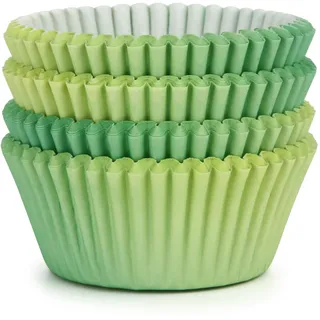 Spesh Muffinförmchen Papier 100 Stück Cupcake Formen Muffin Förmchen Papier für Geburtstag Party Hochzeit(Blau-Grün)