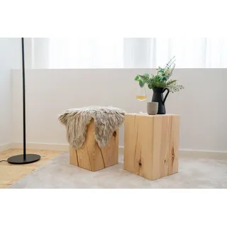 rettenmeier wood Massivholzblock Kiefer 30 x 45 x 30 cm naturbelassen