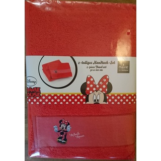 Möve Minnie Mouse 2 teiliges Handtuch Set 50x100cm