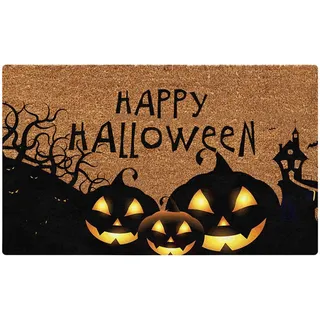 1 PCS Halloween Fußmatte Decke Willkommen Zuhause Haustür Dekorationen Halloween Dekor Baby Teppich Blau (B, One Size)