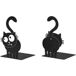 Moses Ed, the Cat Buchstützen 2 St. Schwarz