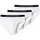Rioslip unifarben Weiß XL 3er Pack