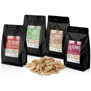 BBQ-Toro Smoker Chips Set 4 Sorten Räucherchips à 400 gr