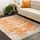 Syracusa Vintage-Teppich 160 220 Orange/Beige
