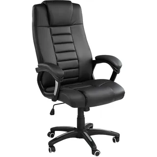 Tectake Chefsessel schwarz