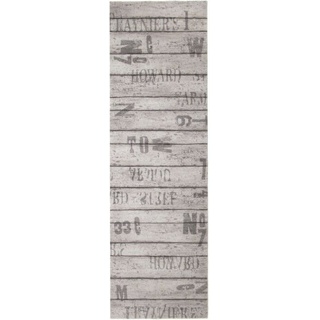 Küchenläufer WOOD, Primaflor-Ideen in Textil, rechteckig, Höhe: 6,5 mm, Holz Motiv, Größe 50x150 cm, rutschhemmend, waschbar, Küche braun