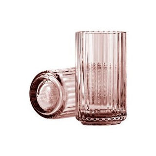 Vase Glas burgunder 15 cm H