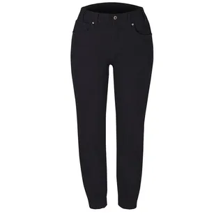 AFAZ New Trading UG Loose-fit-Jeans Sommer-Stretchjeans für Damen mit mittelhohen, einfarbigen Bündchen L