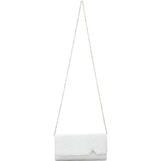 faina Women's Handtasche Bag Clutch, Silber