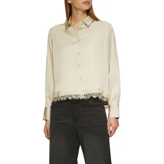 S.Oliver Damen 2156328 Satin Bluse Langarm, 8058, 34 - 34