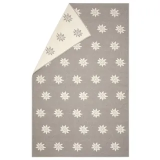 David Fussenegger Edelweiß Plaid 135 x 200 cm Rauch/Beige