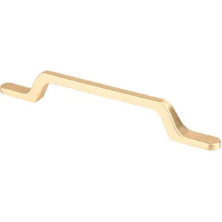 Livingpoint24 Möbelgriff, Gold, Metall, Echtholz, 0.7x2.7x19.4 cm, Schlafzimmer, Kleiderschränke, Schrankzubehör, sonstiges Schrankzubehör