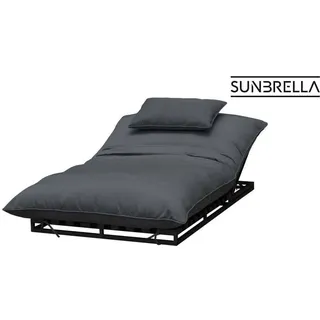 clemento Bona Loungeliege 200 x 120 x 45 cm Anthrazit