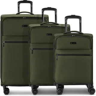 Bugatti Valencia Soft Koffer-Set 3-tlg. grün