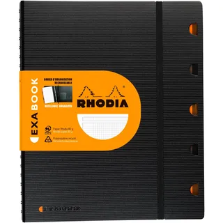 Rhodia Notizbuch A4 kariert schwarz