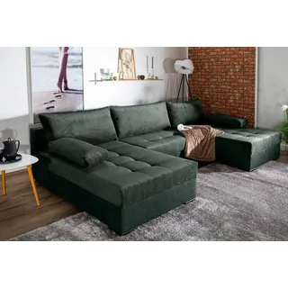 Collection AB Wohnlandschaft Polyester 3-Sitzer Grün