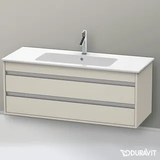 Duravit Waschtischunterschrank 2 Auszüge 120 x 48 x 47,5 cm Taupe Matt