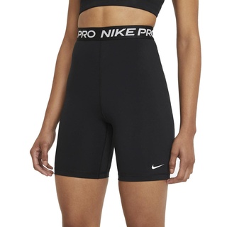 Nike Damen Pro 365 High-Rise 7" Shorts, Black/White, XS