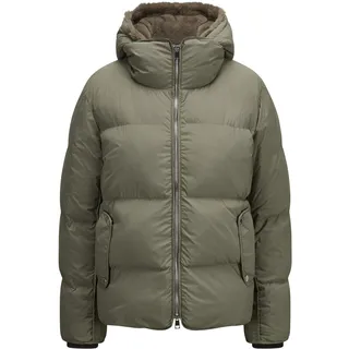 Steppjacke MILESTONE "MSElsie", Damen, Gr. 34, grün (oliv), Casual, regular fit, Jacken Steppjacke, mit abnehmbarer Kapuze