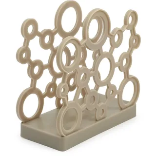 GIO'STYLE GioStyle Giostyle Serviettenhalter Formen | Taupe | Made in Italy | 100% recycelbarer Kunststoff
