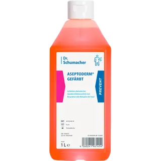 Dr. Schumacher Aseptoderm gefärbt - gefärbtes alkoholisches Hautdesinfektionsmittel 12 x 1 Liter