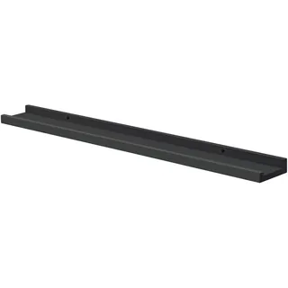 Dolle Wandregal 'Shelf+ Border' schwarz 800 x 90 x 30 mm