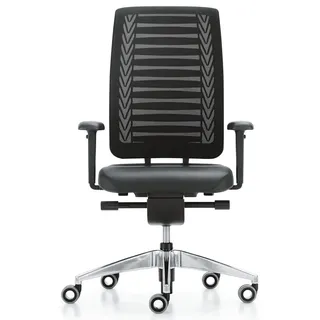 Girsberger Reflex ohne Lumbalstütze - gepolsterter Bürodrehstuhl...