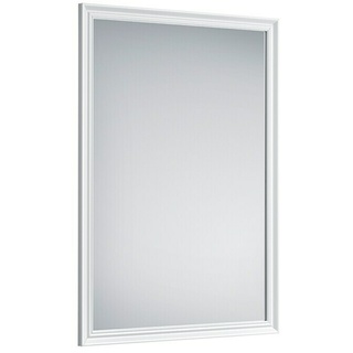 Rahmenspiegel Frieda  (50 x 70 cm, Weiß, Kunststoff)