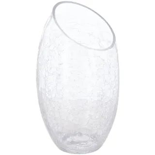 Atmosphera - Gewölbte Vase - Craquelé-glas - H23 Cm Créateur D'Intérieur
