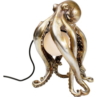 Kare-Design Tischleuchte Animal Octo, Gold, Kunststoff, Glas, 22x34x25.5 cm, Lampen & Leuchten, Innenbeleuchtung, Tischlampen, Tischlampen