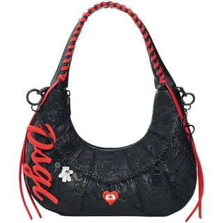 DESIGUAL Mickey Tiwi Schultertasche Synthetik Black