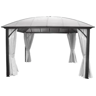 LECO Hardtop-Pavillon, BxHxL: 365 x 198 x 365 cm, freistehend - grau