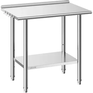 Vevor Edelstahltisch Gastro 91,5 x 61 x 89,4 cm