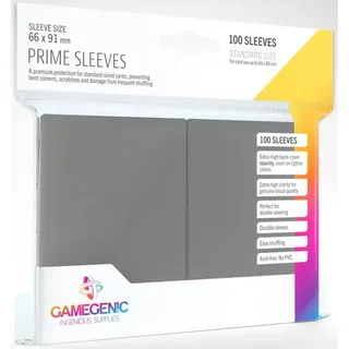 Gamegenic Prime Sleeves 66 x 91 mm Grau 100 St.