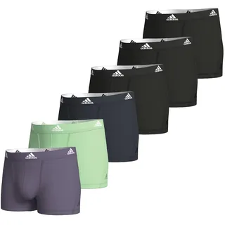adidas Herren Multipack (3pk) und Active Flex Cotton Trunk Boxershort (6 Pack) Retroshorts, Assorted 1, S