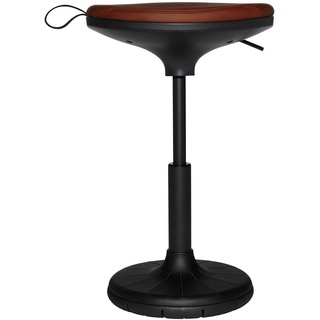Bürohocker Arbeitshocker Hocker Stehhilfe Wagner W3 Low cognac