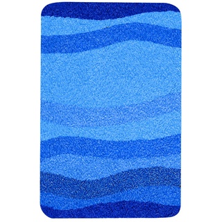 Kleine Wolke Badteppich Miami himmelblau, 50x 60 cm