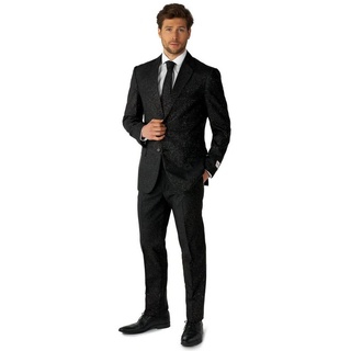 Opposuits Anzug Glitzy Glitter Anzug Ein Anzug mit Eleganz und Glanz! schwarz 56