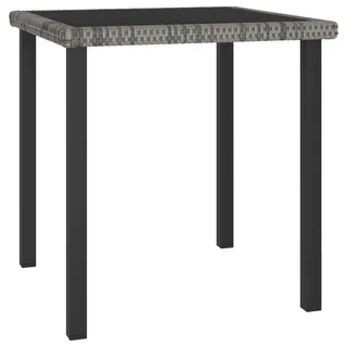 vidaXL Garten-Esstisch 75 x 74 x 73 cm Grau