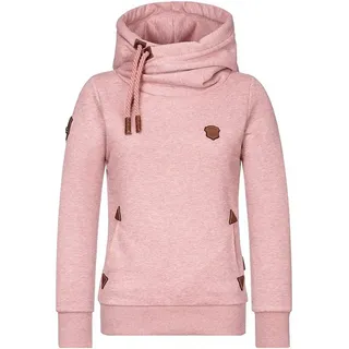 Naketano Kapuzenpullover Schmutzmuschi Pink Melange M