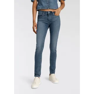 Slim-fit-Jeans LEVI'S "311 Shaping Skinny" Gr. 29, Länge 28, blau (mid, blue, denim) Damen Jeans Röhrenjeans im 5-Pocket-Stil Bestseller