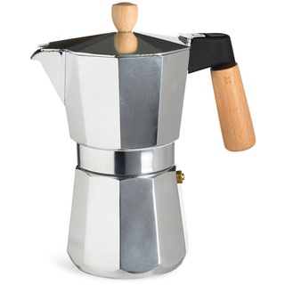 Espressomaker für 6 Tassen, silber