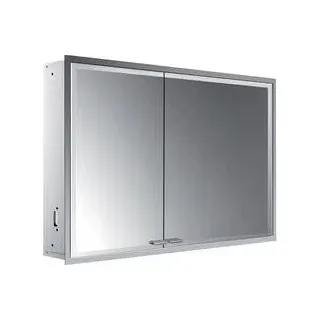 Emco, Spiegelschrank + Badezimmerspiegel, asis prestige 2 Lichtspiegelschrank, Unterputzmodell, 1015mm, breite Tür rechts