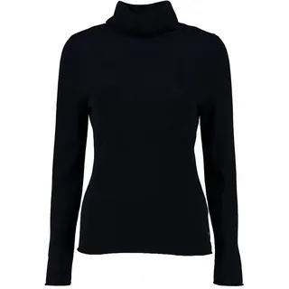 FYNCH-HATTON Rollkragenpullover FYNCH HATTON Rollkragen-Pullover marine aus hochwertigem Kaschmir blau M (38)