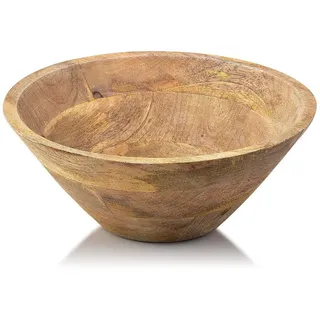Mondex Schale, Braun, Holz, 10 cm, Essen & Trinken, Geschirr, Schalen & Schüsseln, Obstschalen