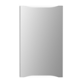 JOKEY Spiegelschrank, BxHxT: 44,6 x 73,5 x 16,8 cm, transparent/weiß - transparent | weiss