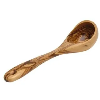 Olivenholz Servier Schöpf Löffel Kelle Schöpflöffel Schöpfkelle ca. 25 cm mit schöner Maserung Unikate aus Oliven Holz