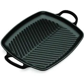 Le Creuset Signature Grillplatte rechteckig 30 cm schwarz