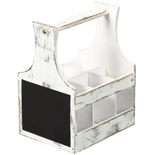 KESPER |Soßen- und Besteckträger mit Schreibtafel/Tischorganizer, Material: Sperrholz, Maße: 20,2 x 16 x 26 cm, | B/H/T ca. 16.00x26.00x20.20