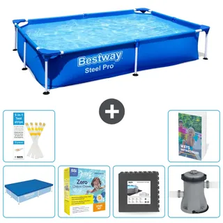 Bestway Steel Pro Rechteckig - 221x150x43 Cm - 7-teilig  S85